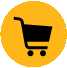 An icon depicting a shopping cart.